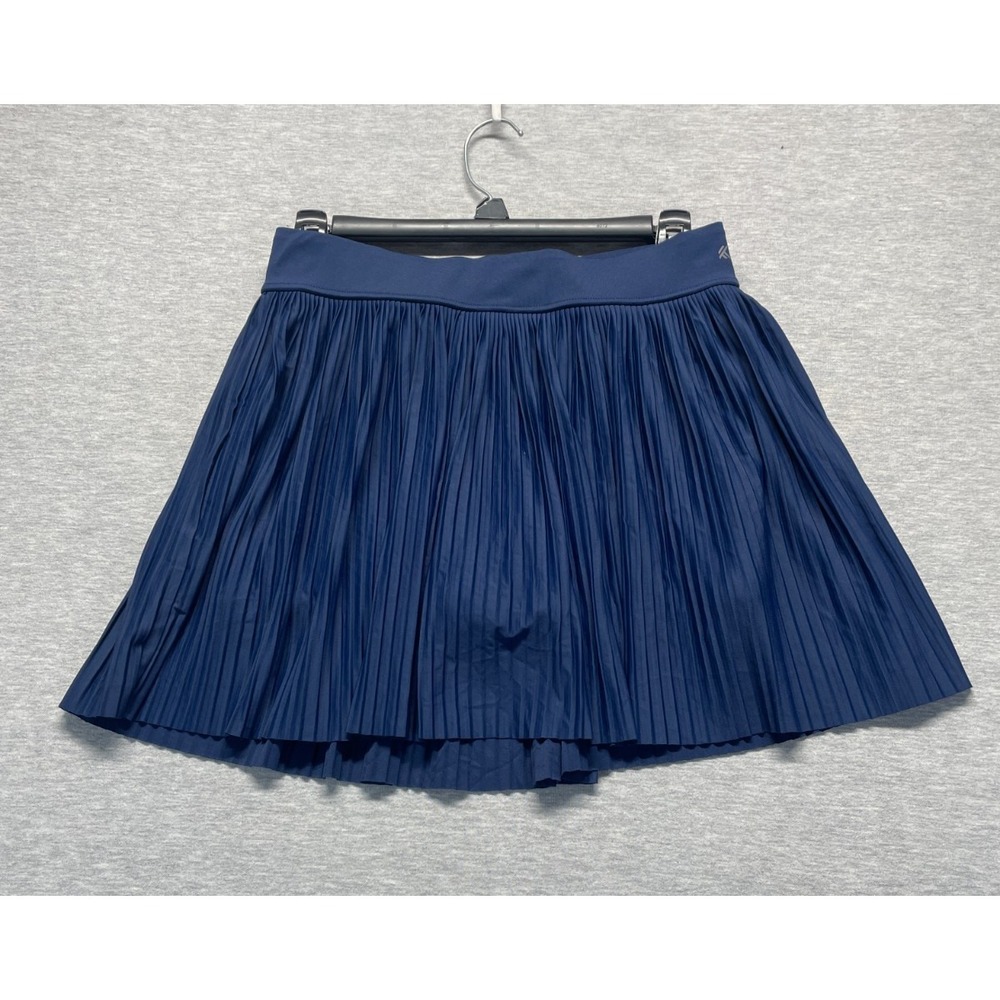 Kyodan Athletic Skirt Skort Womens S Blue Pleated Preppy Performance Golf Tennis